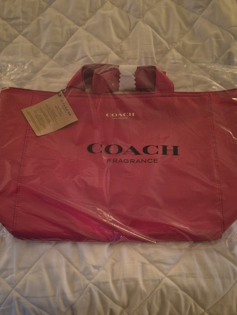 Coach Red Tote Bag